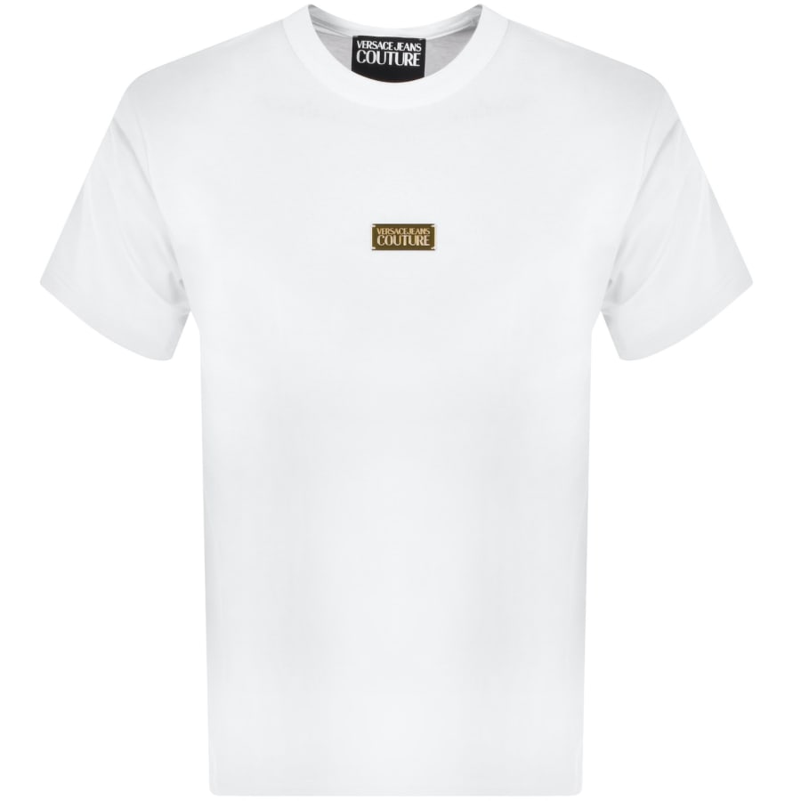【2024】お歳暮・冬ギフト Versace Mainline | White Shirt T Patch Logo Couture Jeans トップス